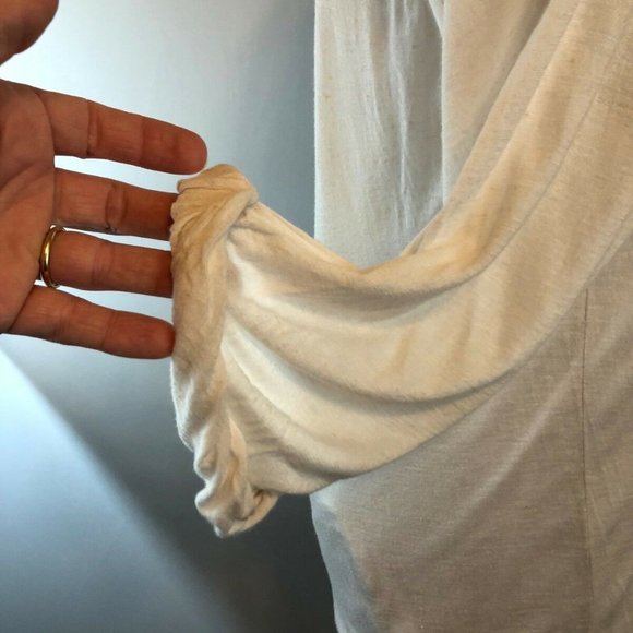 Free People Cream Embroidered Knit Top - Picture 7 of 7